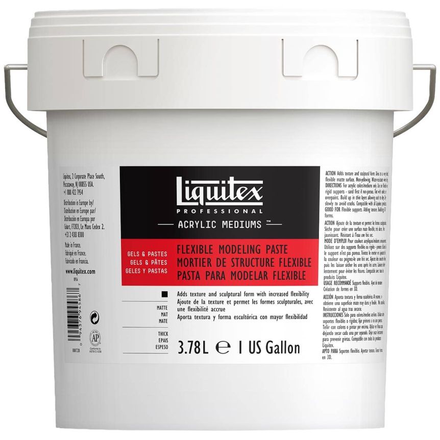 Liquitex Acrylic Medium -  Flexible Modeling Paste, 1 gallon