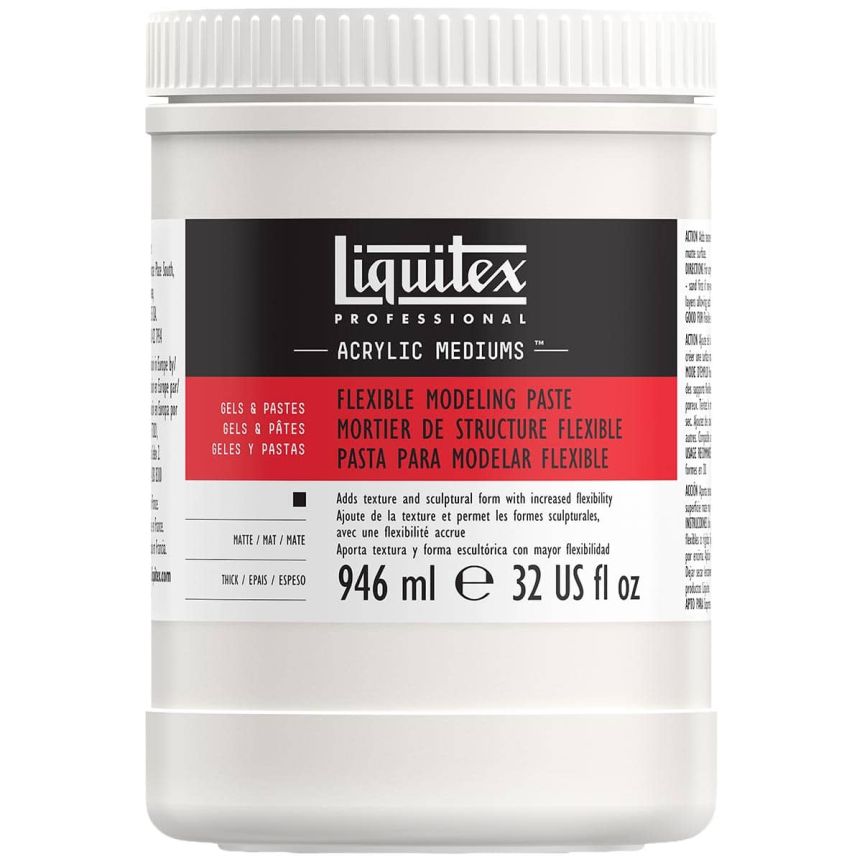 Liquitex Acrylic Medium -  Flexible Modeling Paste, 32 oz