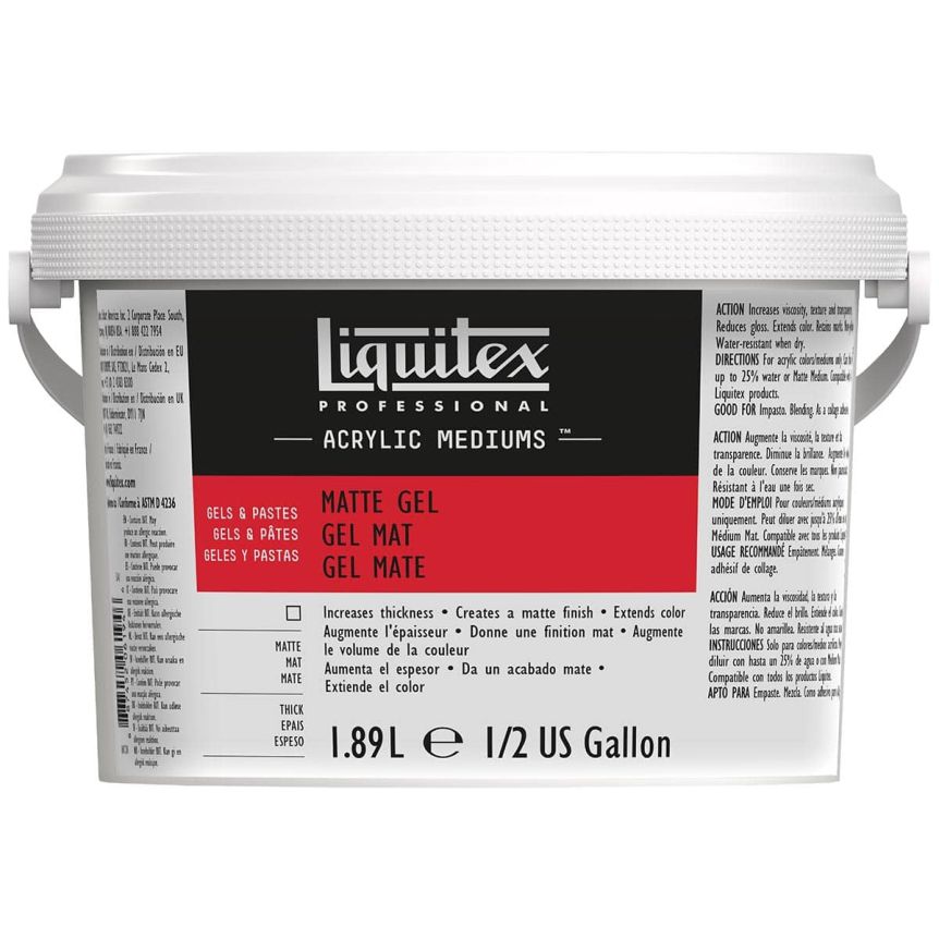 AQL濃密美リフトゲル Liquitex Acrylic Gel Medium - Matte, 1/2 gallon | Jerry's Artarama