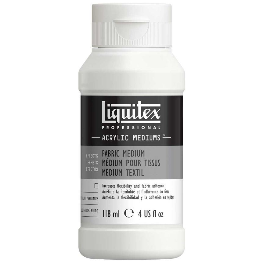 Liquitex Acrylic Effects Fabric Medium, 4oz Bottle