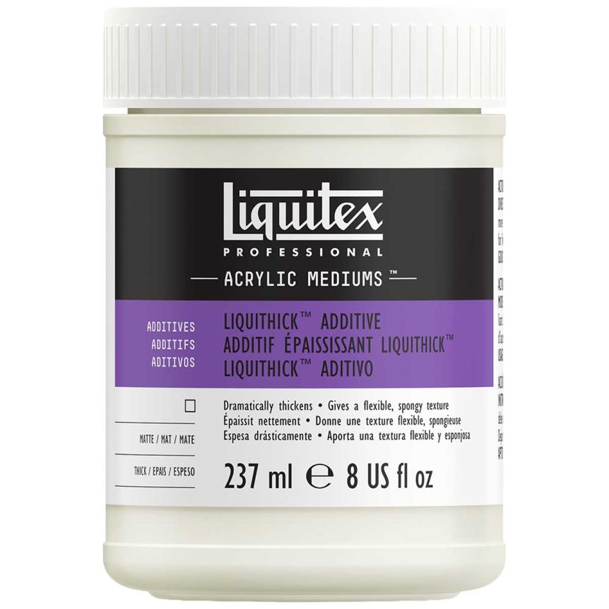 Liquitex Acrylic LiquiThick Additive, 8oz Jar