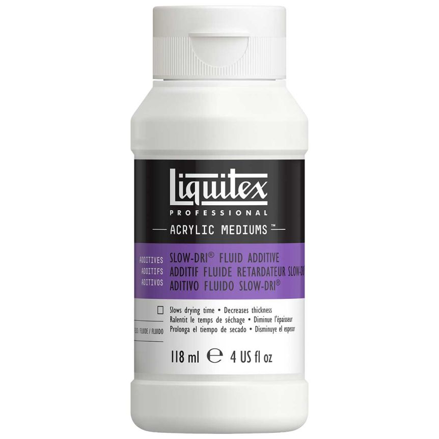 Liquitex Acrylic Slow-Dri Fluid Additive, 4oz Bottle
