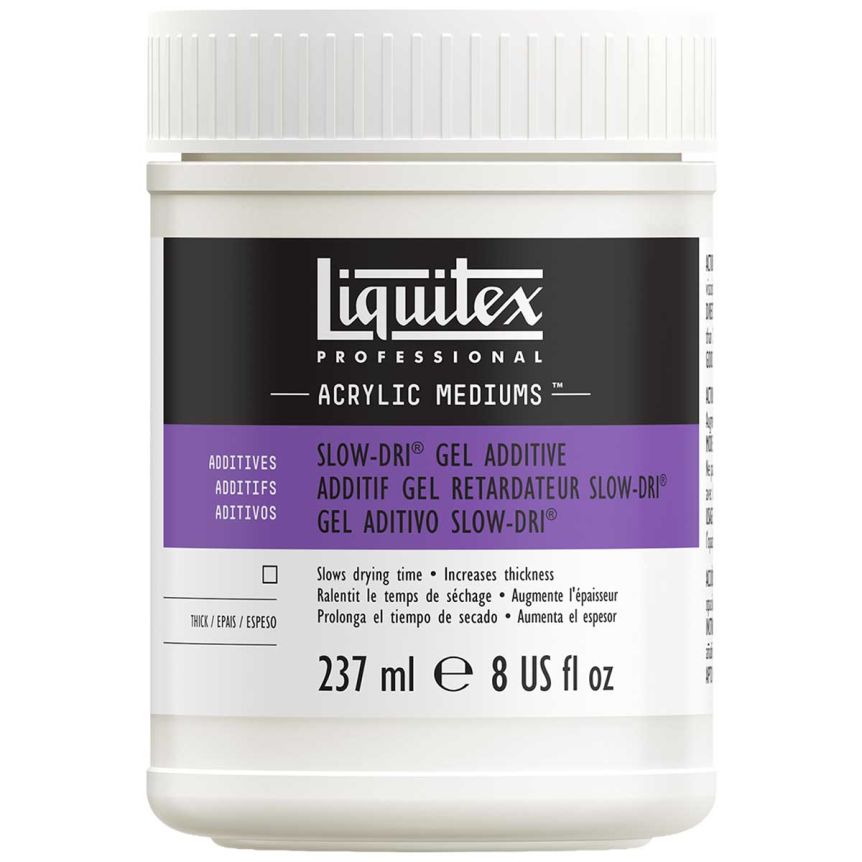 Liquitex Acrylic Slow-Dri Gel Additive, 8oz Jar