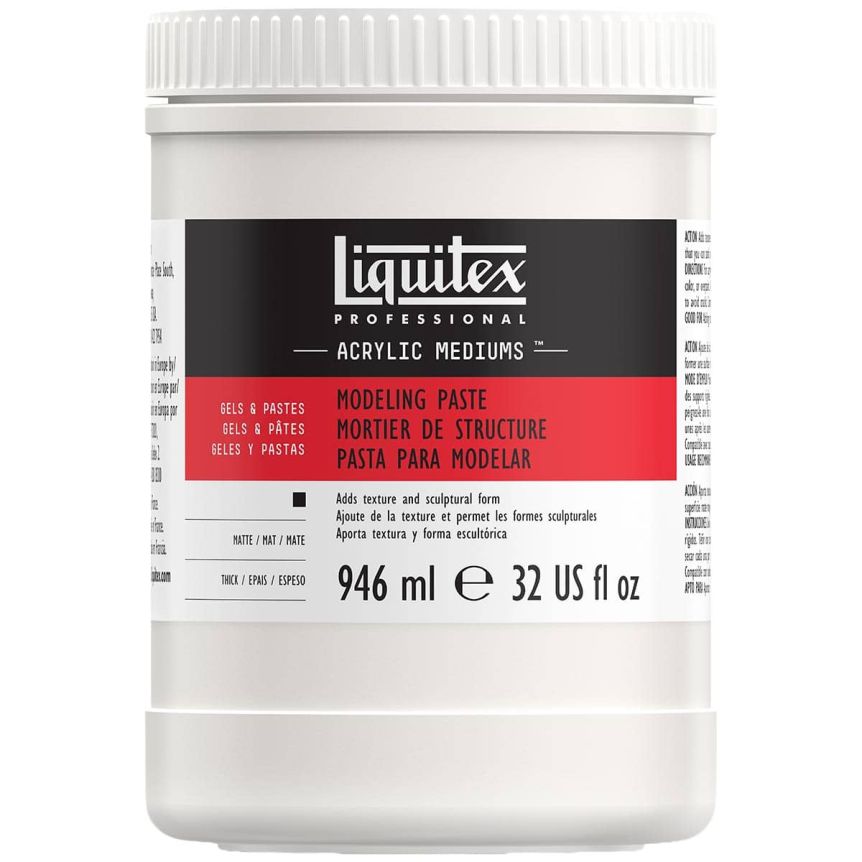 Liquitex Acrylic Medium -  Modeling Paste, 32 oz