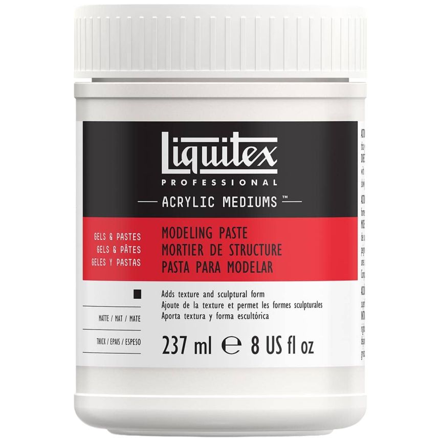 Liquitex Acrylic Medium -  Modeling Paste, 8 oz