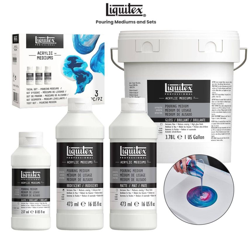 Liquitex Pouring Mediums and Sets