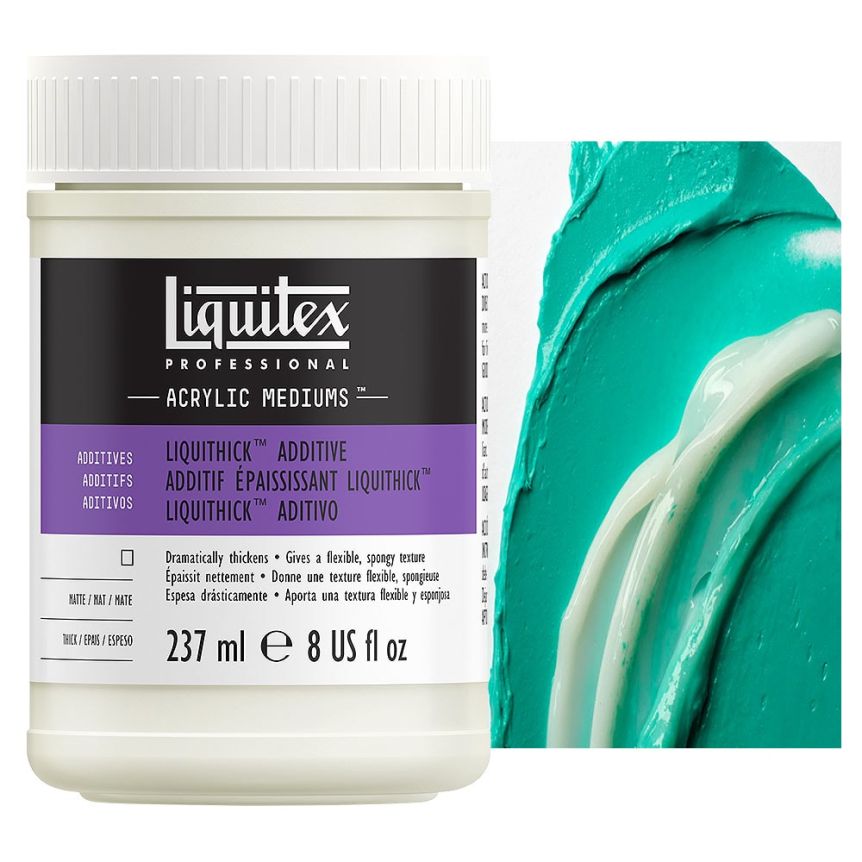 Liquitex Acrylic LiquiThick Additive, 8oz (237ml) Jar
