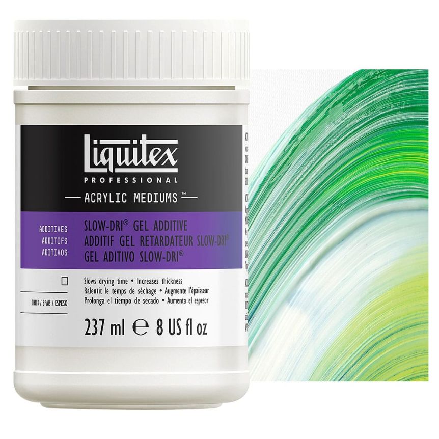 Liquitex Acrylic Slow-Dri Gel Additive 8oz (237ml)