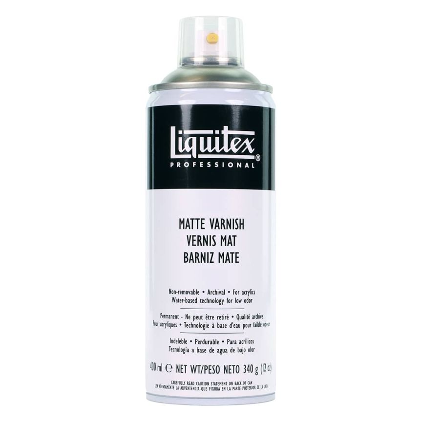 Liquitex Professional Spray Paint Varnish - Matte Varnish, 400ml