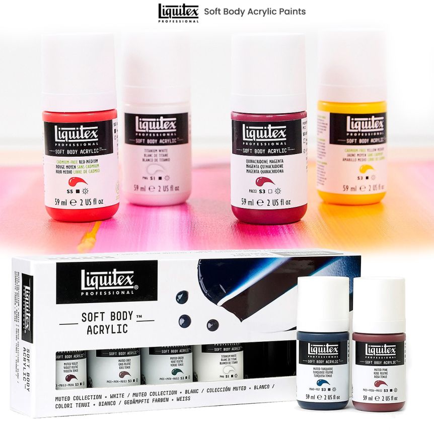 Liquitex Professional Soft Body Acrylic Paints & Sets
