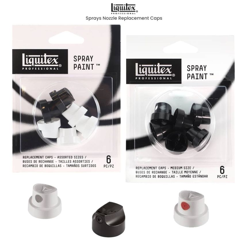 Liquitex Sprays Nozzle Replacement Caps