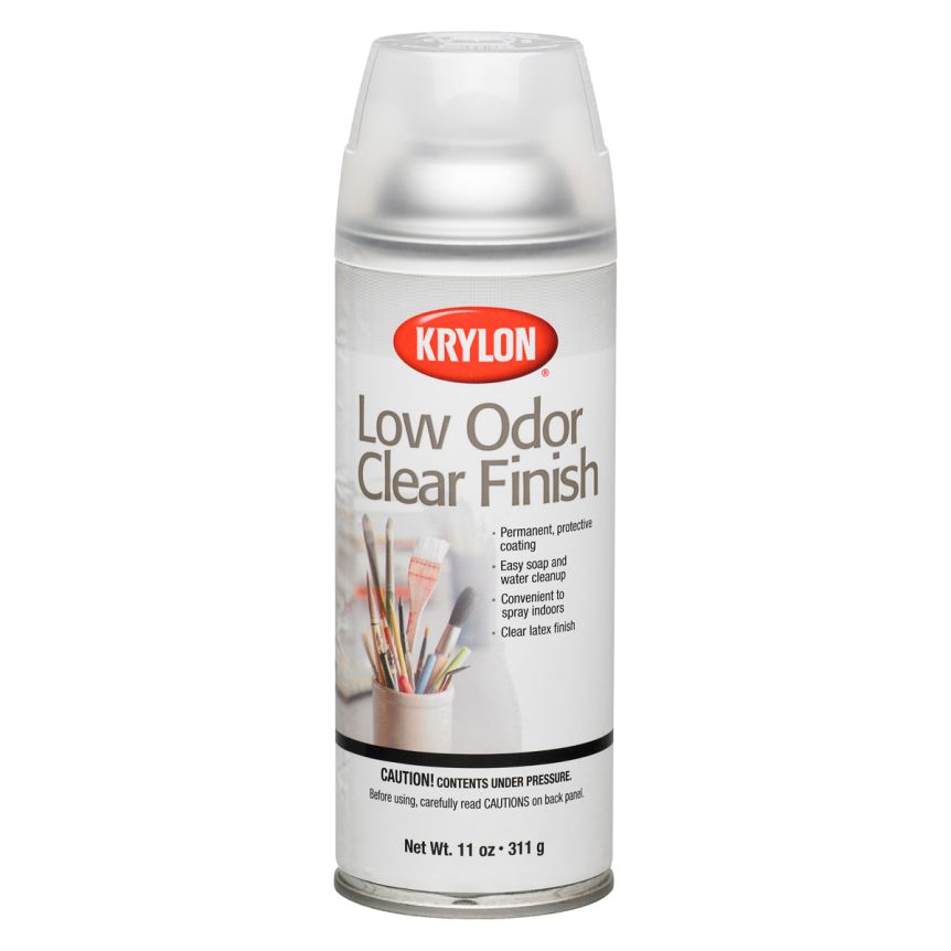 Krylon Low Odor Clear Spray - Gloss, 11oz Can