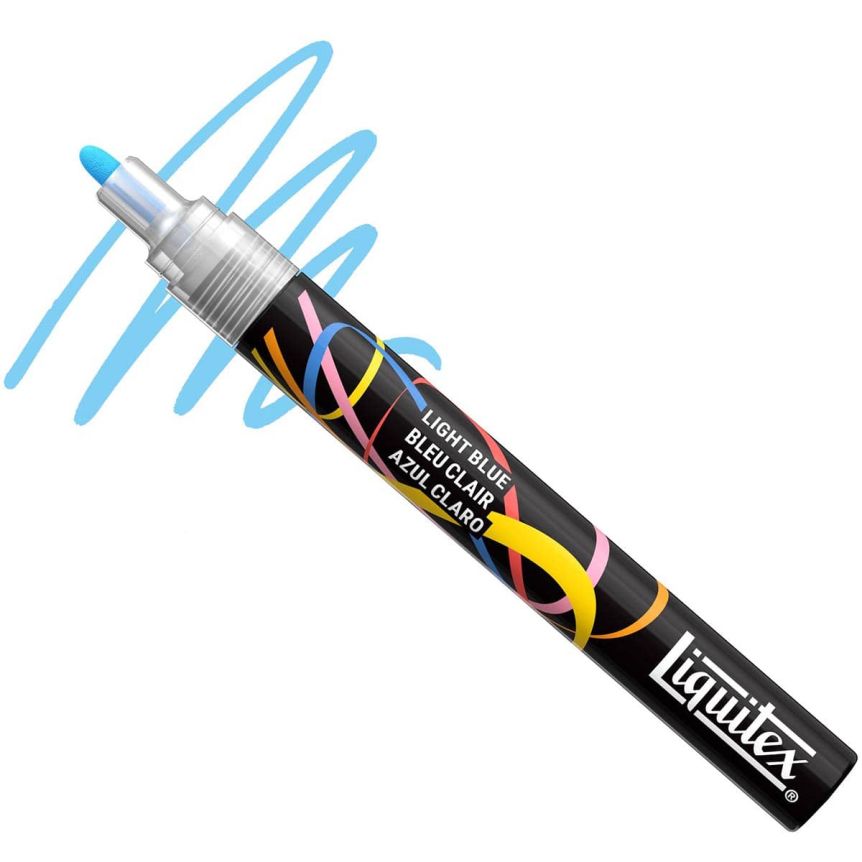 Liquitex Marker - Light Blue, Bullet Tip, 2 mm