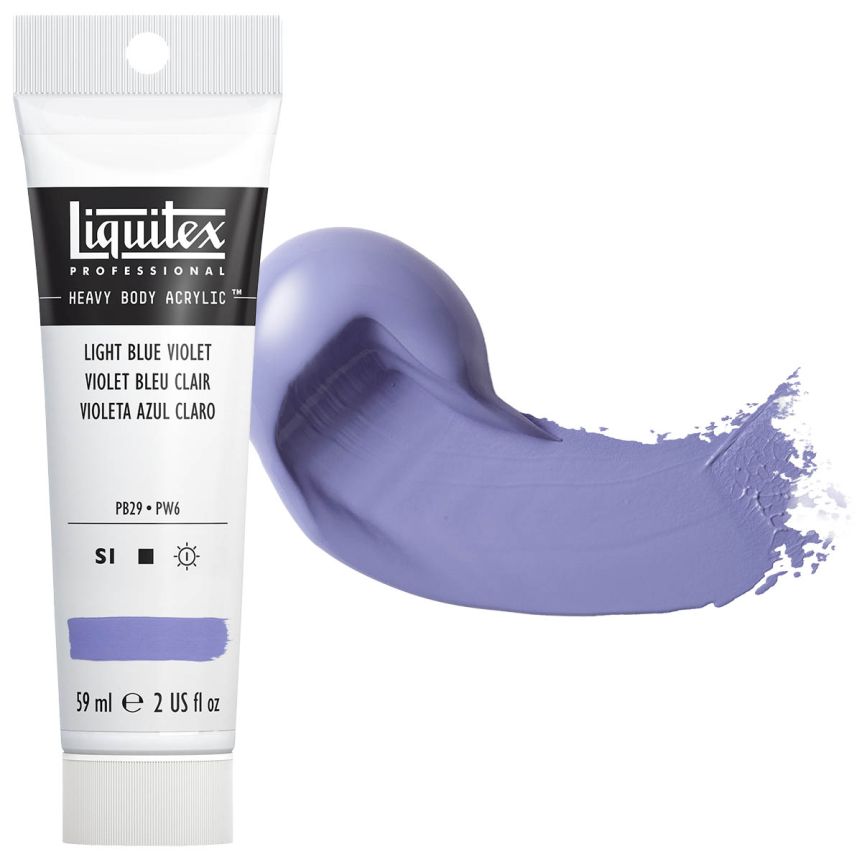 Liquitex Heavy Body Acrylic - Light Blue Violet, 2oz Tube
