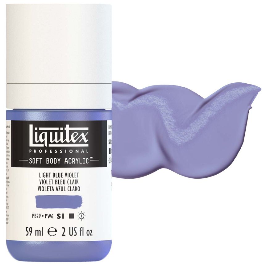 Liquitex Professional Soft Body Acrylic - Light Blue Violet, 2oz Bottle