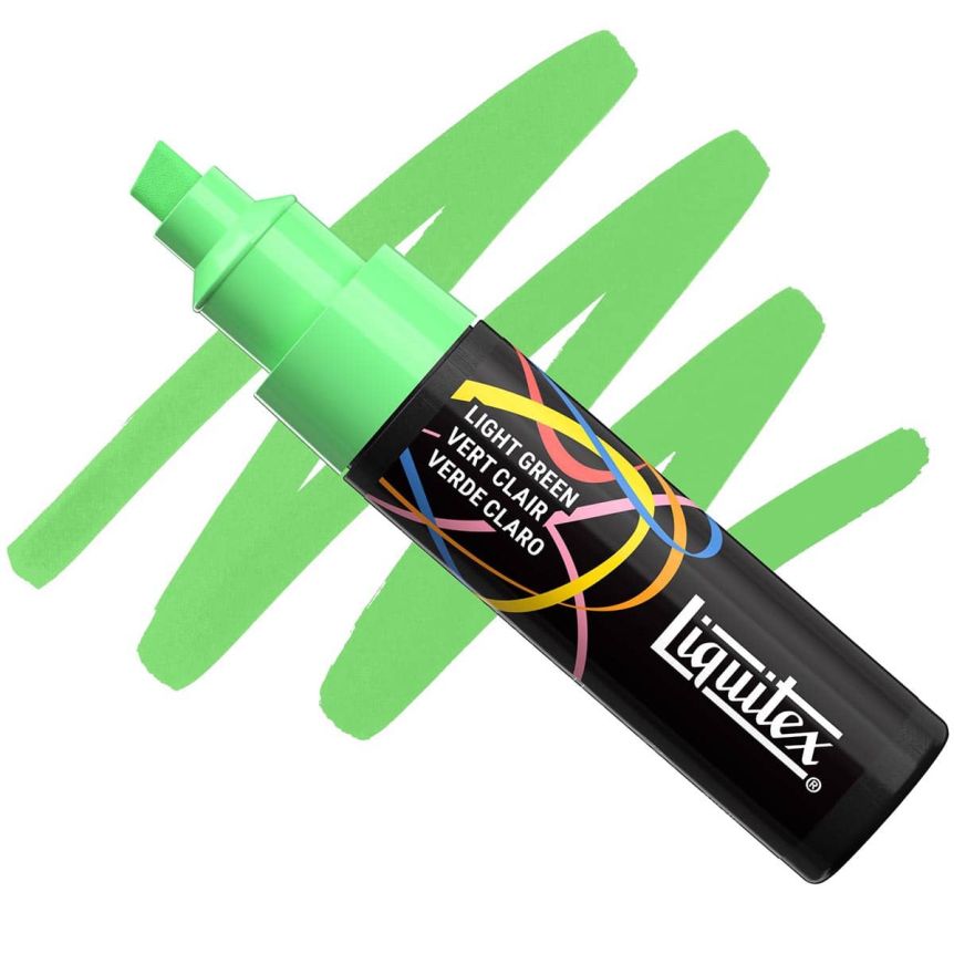 Liquitex Marker - Light Green, Chisel Tip, 8 mm