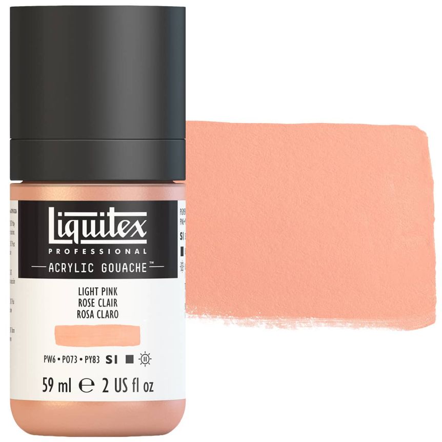 Liquitex Professional Acrylic Gouache - Light Pink, 2oz Bottle