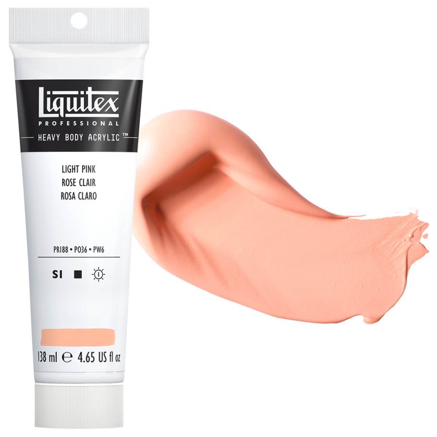 Liquitex Heavy Body Acrylic - Light Pink, 4.65oz Tube