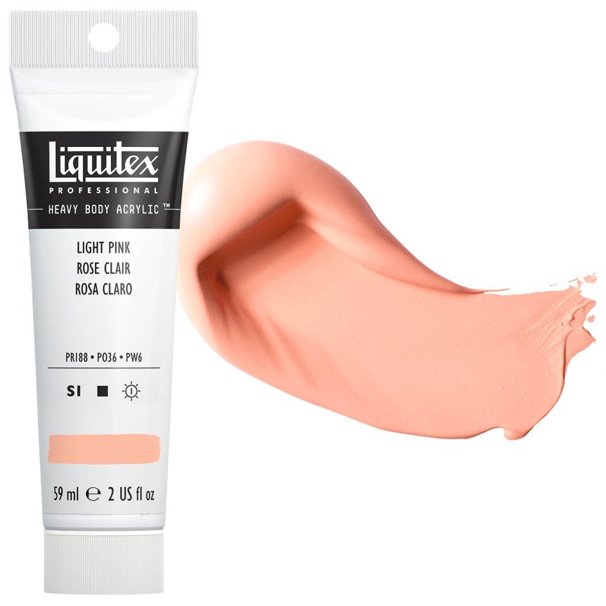 Liquitex Heavy Body Acrylic - Light Pink, 2oz Tube