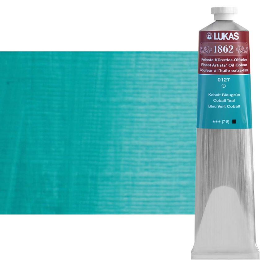 LUKAS 1862 Oil Color - Cobalt Teal, 200ml