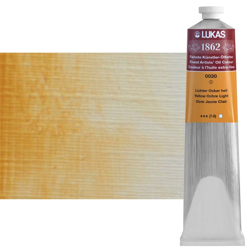 LUKAS 1862 Oil Color - Yellow Ochre Light, 200ml