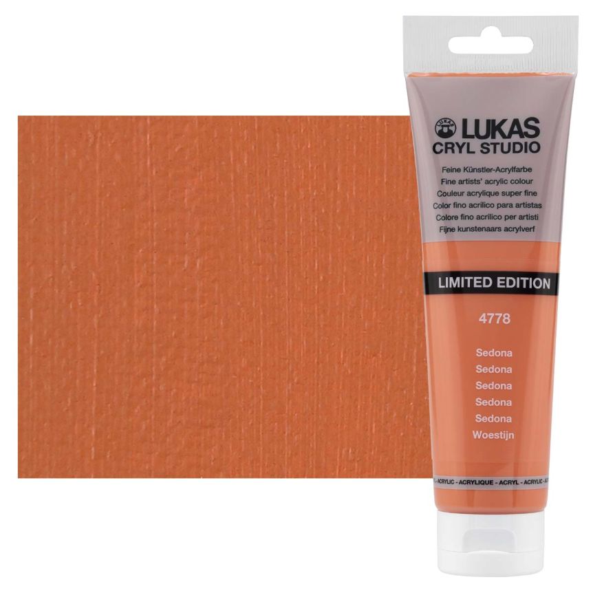 Lukas Cryl Studio Acrylic Paint - Sedona, 125ml Bottle