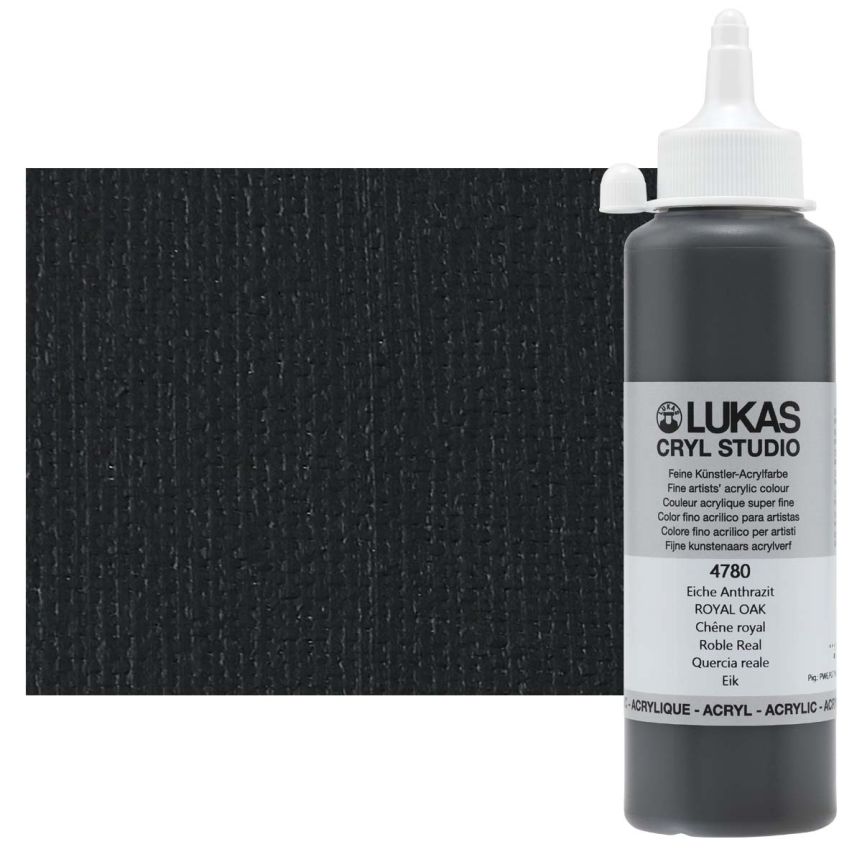 Lukas Cryl Studio Acrylic Paint - Royal Oak, 250ml Bottle