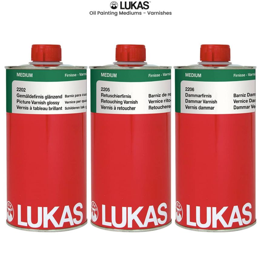 LUKAS Oil Painting Mediums – Varnishes