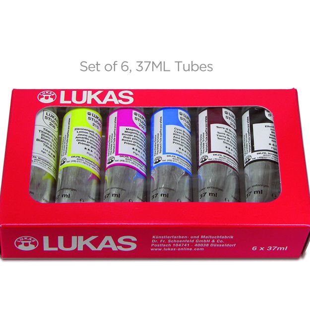LUKAS Studio Oils Set of 6 37 ml Tubes