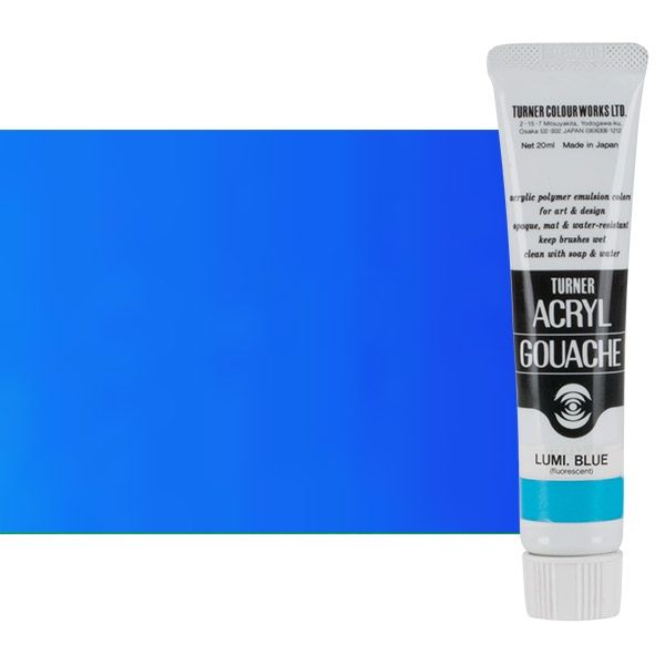 Turner Acryl Gouache Acrylic 20ml Luminescent Blue