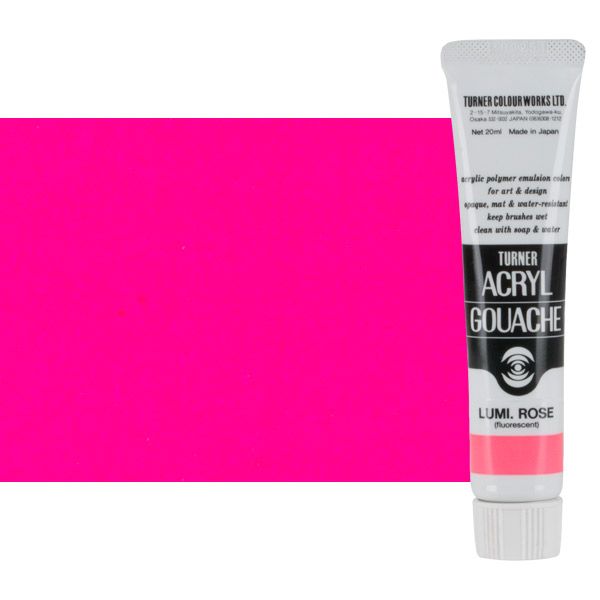 Turner Artist Acryl Gouache - Luminescent Rose, 20ml