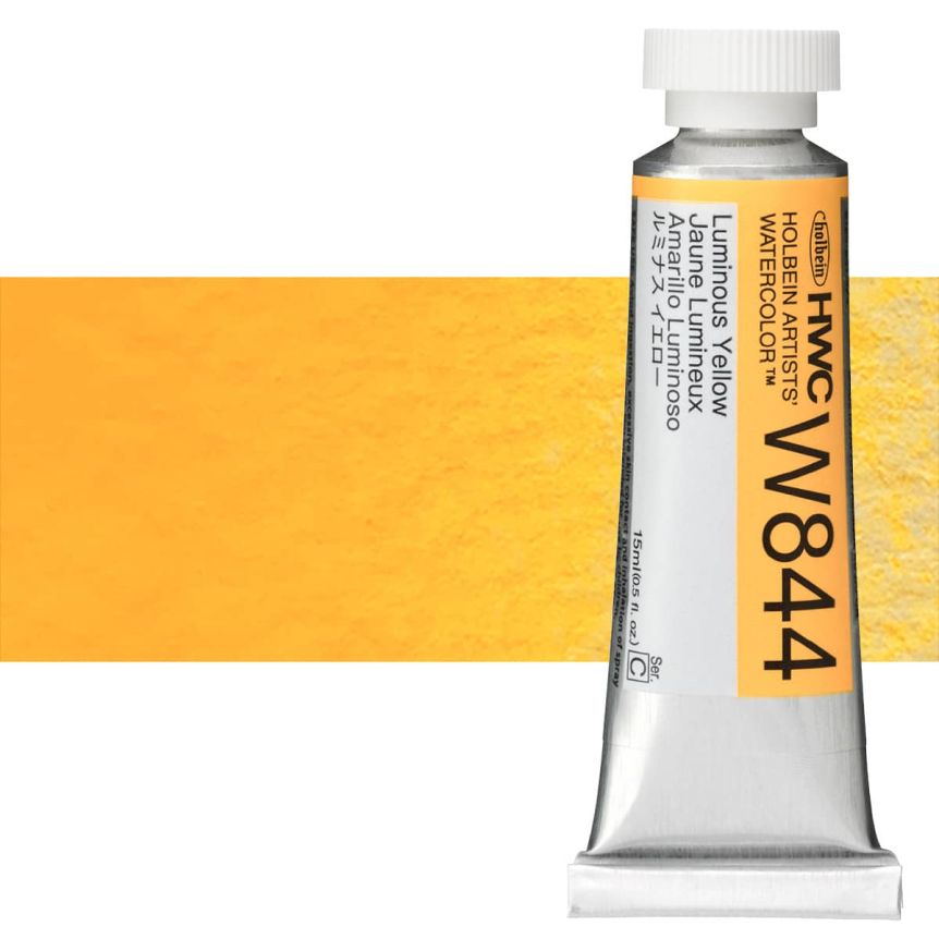 Holbein Artists' Watercolor - Luminous Yellow, 15ml Tube