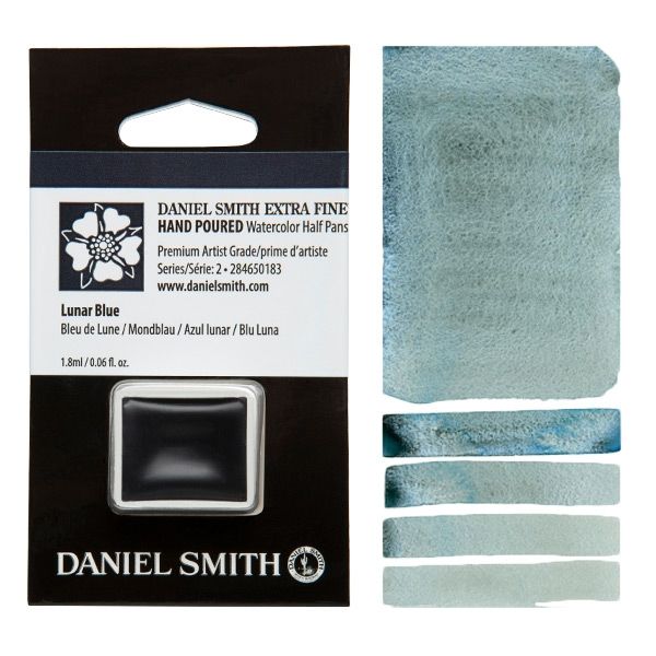 Daniel Smith Watercolor Half Pan Lunar Blue