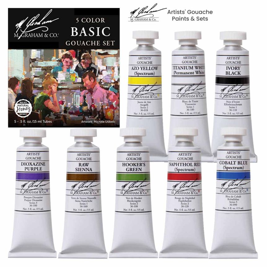 M. Graham Artists' Gouache Paints & Sets