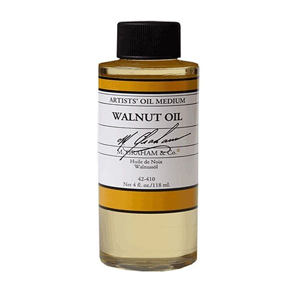 M. Graham Walnut Oil Medium 4oz. Bottle 
