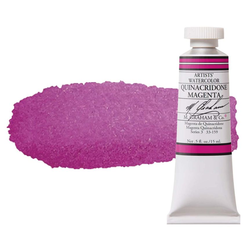 M. Graham Artists' Watercolor 15ml - Quinacridone Magenta