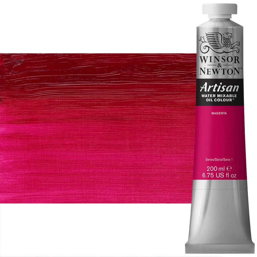 Winsor & Newton Artisan Water Mixable Oil 200 ml - Magenta Winsor & Newton Artisan Water Mixable Oil 200 ml - Magenta