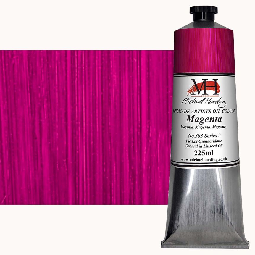 Michael Harding Oil Color - Magenta, 225ml Tube