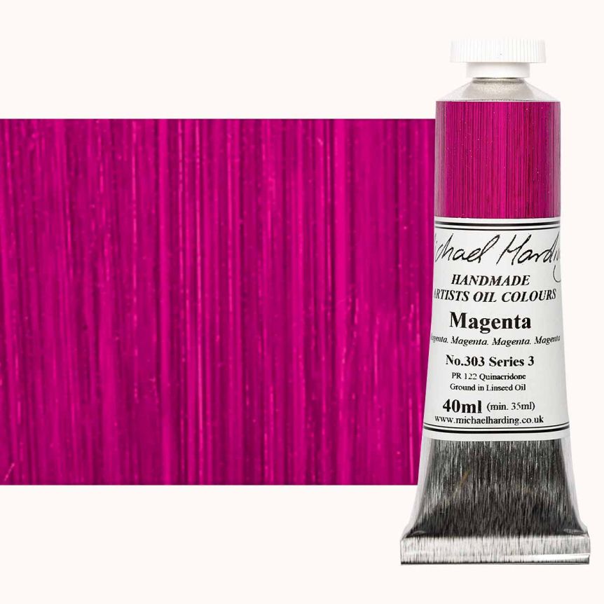 Michael Harding Oil Color - Magenta, 40ml Tube