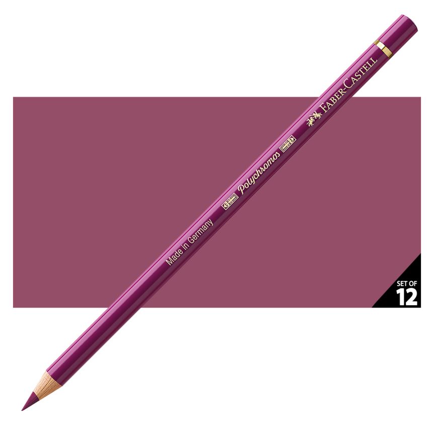 Faber-Castell Polychromos Pencil, No. 133 - Magenta (Box of 12)