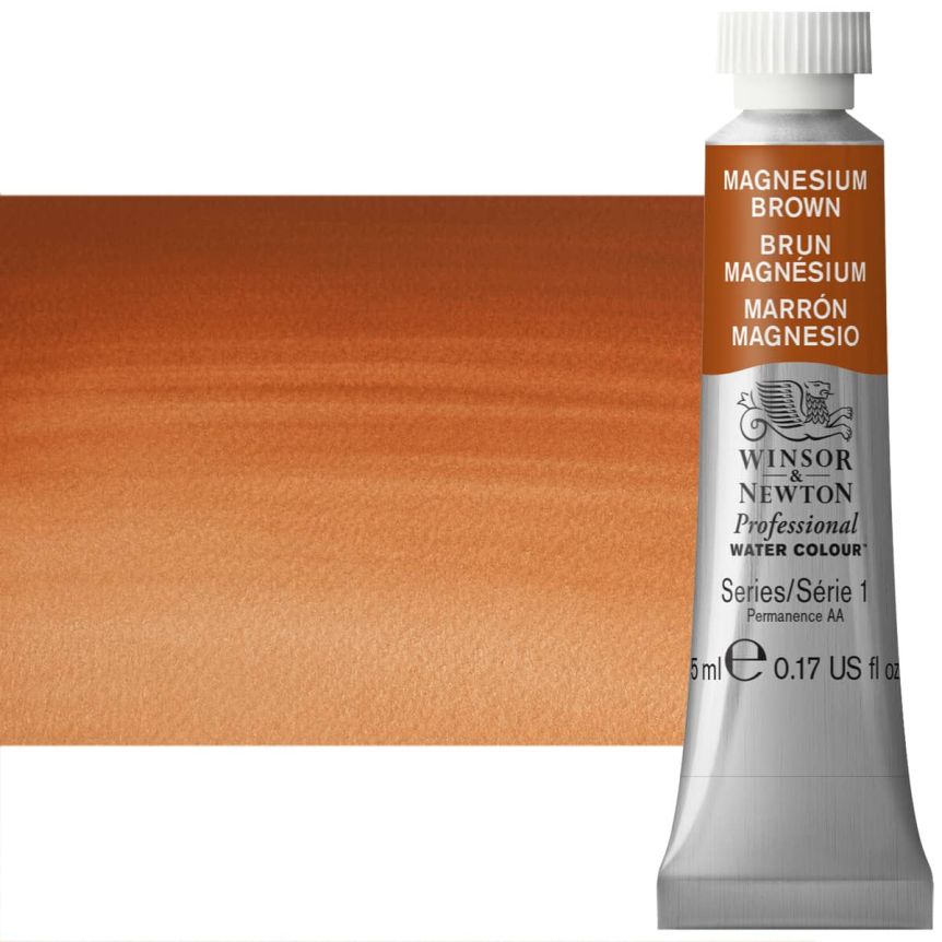 Winsor & Newton Professional Watercolor - Magnesium Brown, 5ml Tube