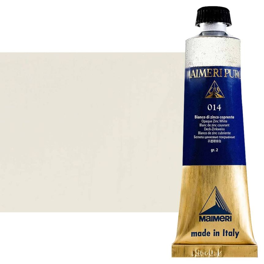 Opaque Zinc White 40ml Maimeri Puro Oil Color