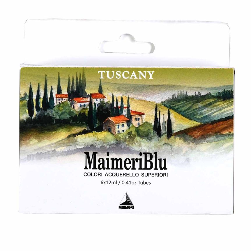 MaimeriBlu Watercolor Tuscany Set of 6, 12ml Tubes