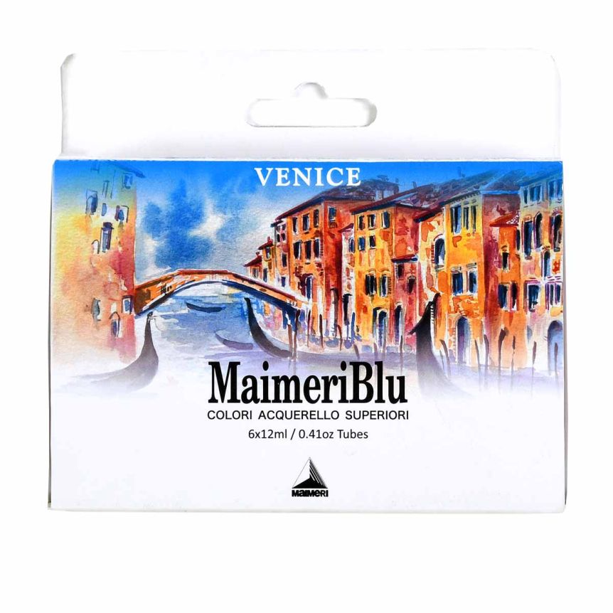 MaimeriBlu Watercolor Venice Set of 6, 12ml Tubes