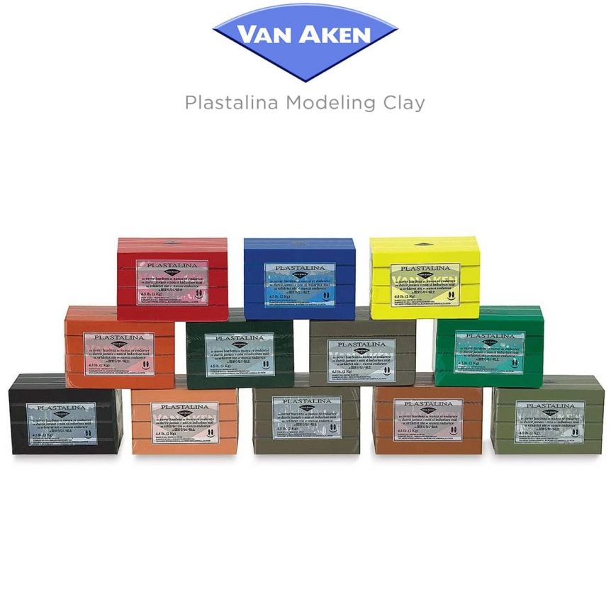 Van Aken Plastalina Modeling Clay 1lb & 4.5lb's Jerry's Artarama