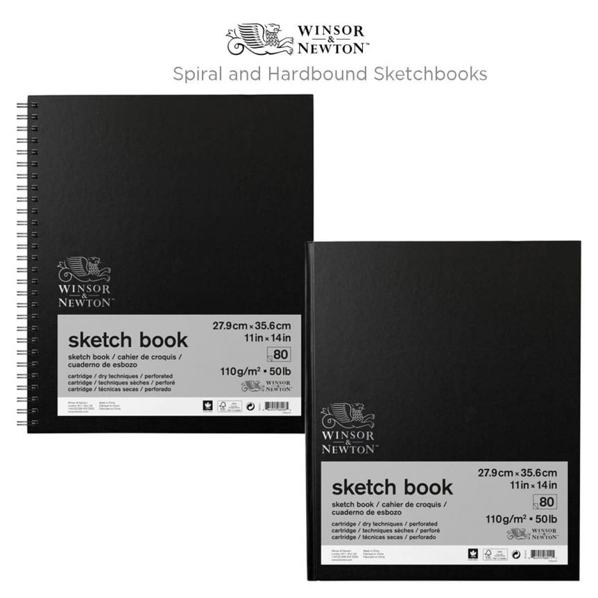 Winsor & Newton Spiral and Hardbound Sketchbooks