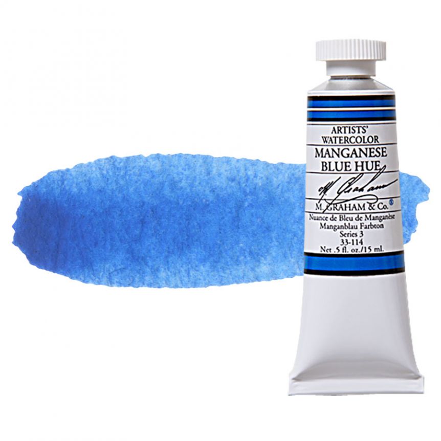 M. Graham Artists' Watercolor 15ml - Manganese Blue Hue