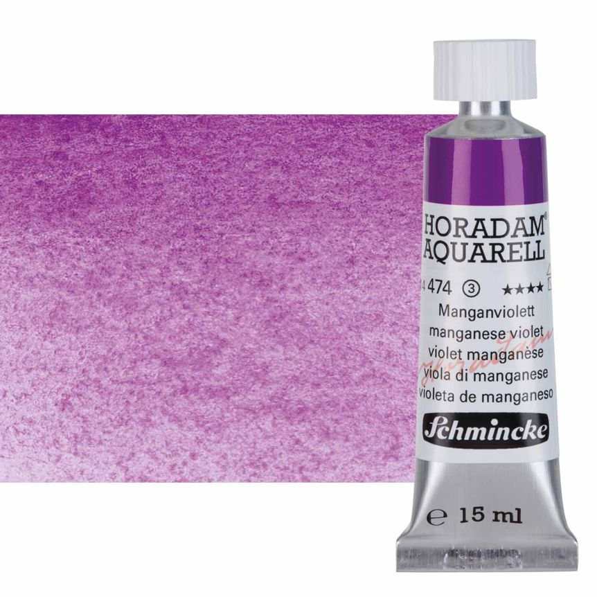 Schmincke Horadam Watercolor - Manganese Violet, 15ml