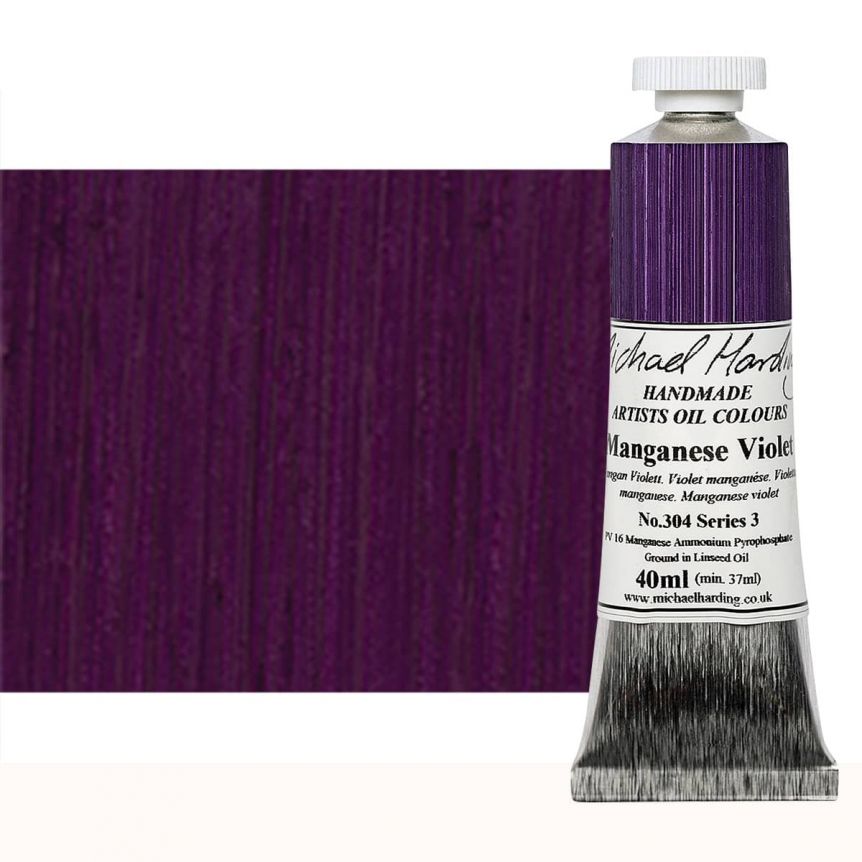 Michael Harding Handmade Artists Oil Color 40ml Manganese Violet