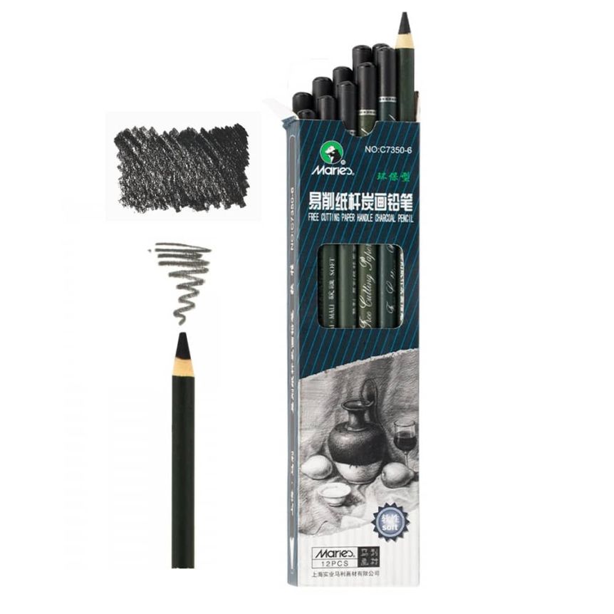 General's® Pure Willow Artist's Vine Charcoal Sticks